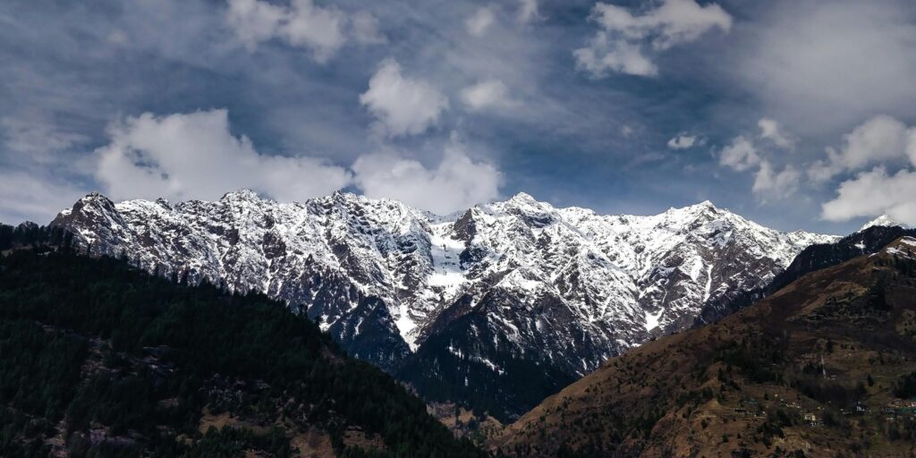 View of Snow-Capped Dauladhar Range from Shimla